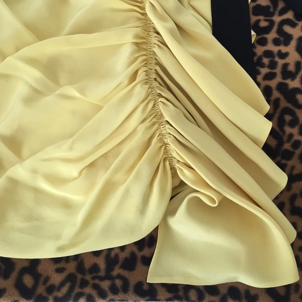 Fendi Yellow Ruffle Top - Picture 6 of 10